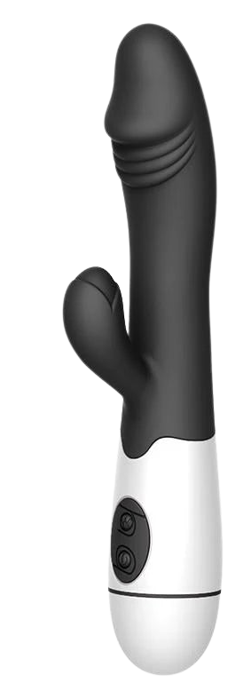 Rabbit Duo dual-stimulation vibrator in black