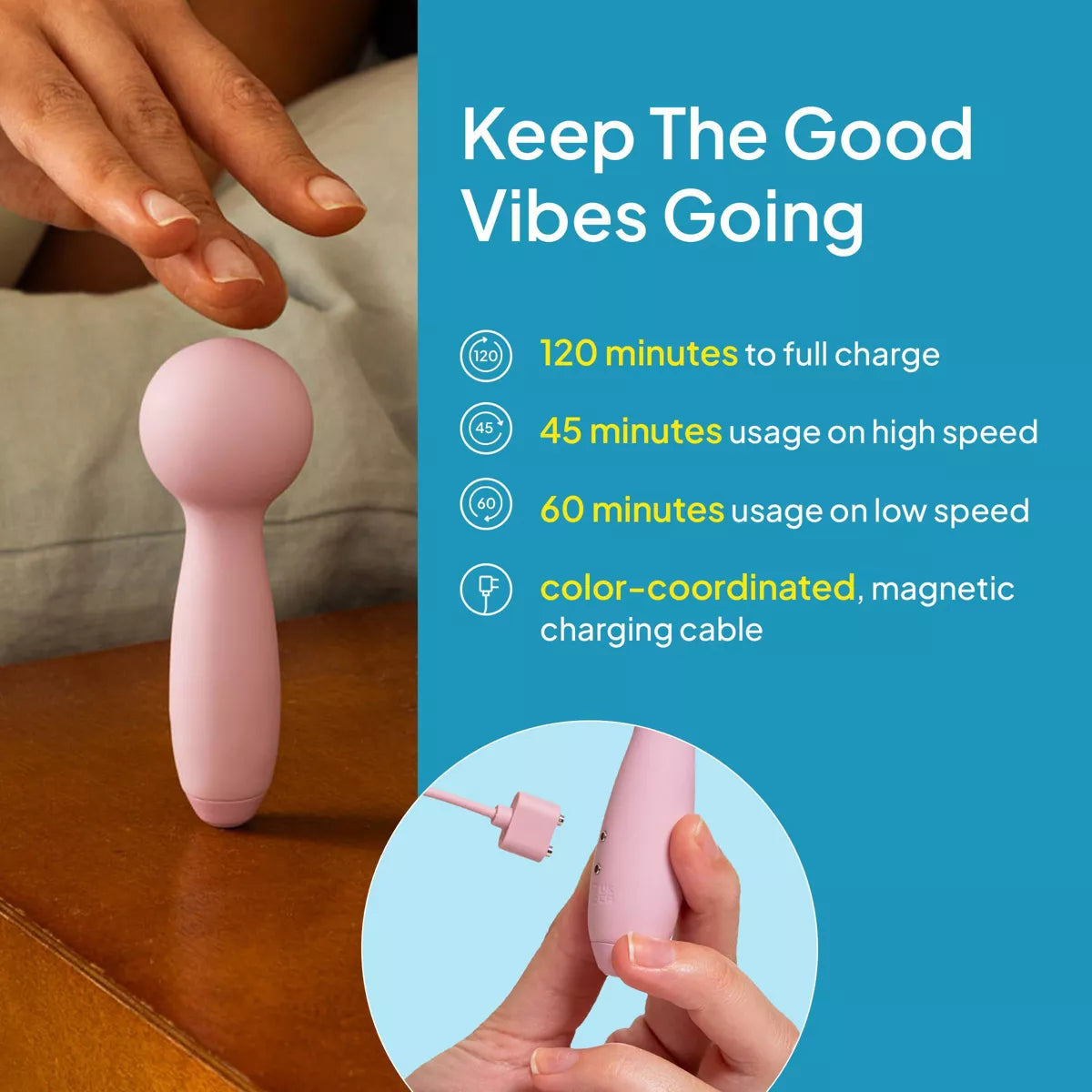 Petite pocket wand travel vibrator — Rouge Paris