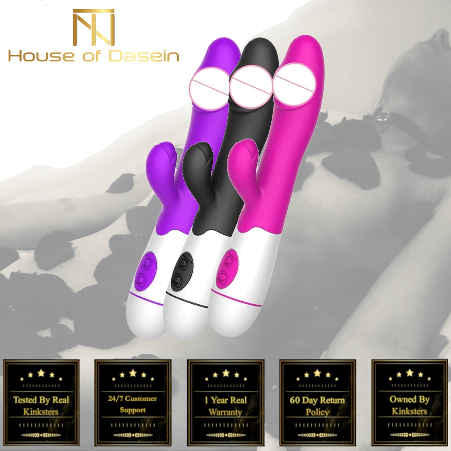 Rabbit Duo dual-stimulation vibrator — Rouge Paris