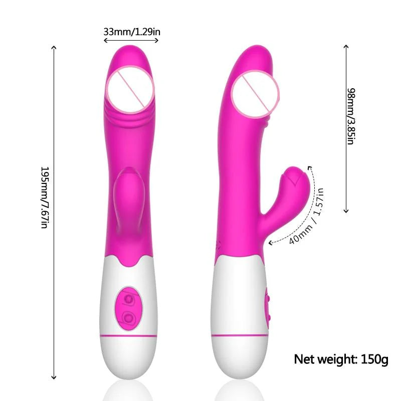 Rabbit Duo dual-stimulation vibrator — Rouge Paris