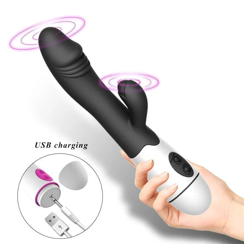 Rabbit Duo dual-stimulation vibrator — Rouge Paris